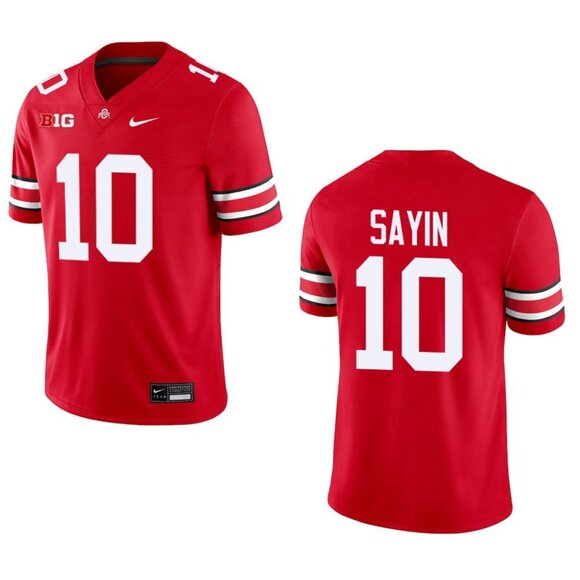 Julian Sayin Red Stitched Jersey Vapor Can Choose Mens Youths
